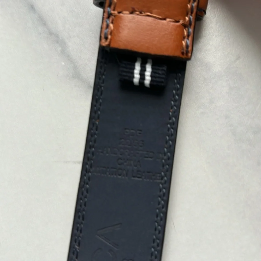 Nautica Youth Brown Belt Synthetic Leather Unisex